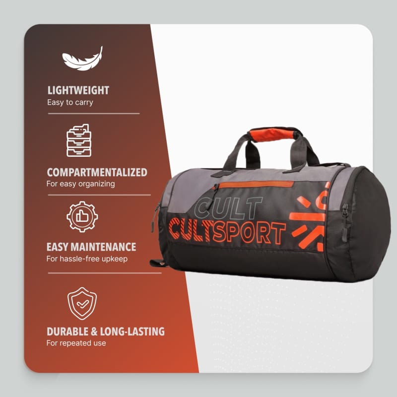 Compartmentalized duffle bags hot sale