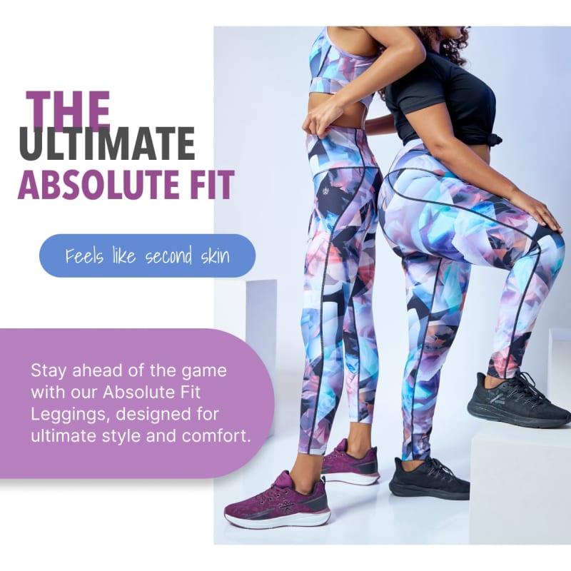 Buy AbsoluteFit Brushstroke Yoga Tights for Women Online
