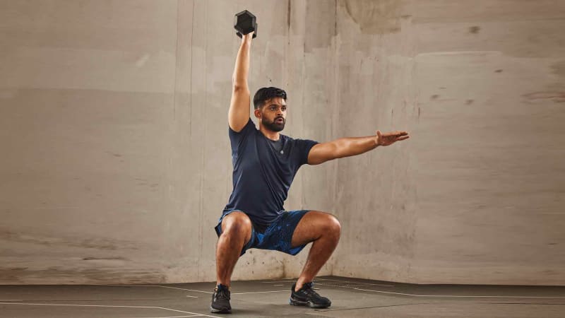 Strength Training: Back, Biceps & Cardio with Dumbbells