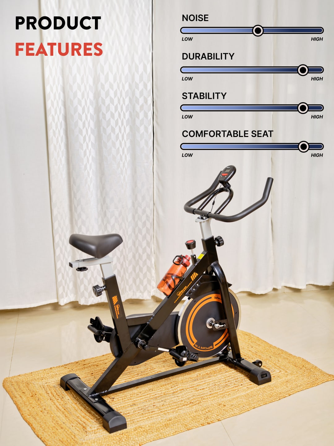 Electromagnetic resistance bike hot sale