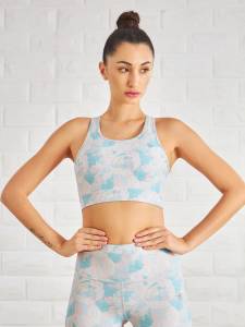 Buy Women's Tie Dye Yoga Outfits 2 Piece Set High Waist Leggings and  Strappy Criss Cross Sports Bra Bralette Set Gym Clothes Online in India 
