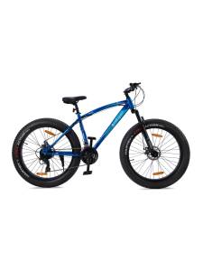 MIOOX Fat Tyre Mountain Bike Fat Bicycle Cycles with 21 Gears (26 Inch  Wheel) Dual Suspension, Double Dual Brakes Cycle for Adults/Unisex (Blue)