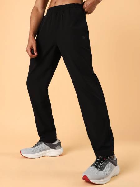 Men's Black Training Sculpted Trackpants