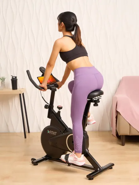 FK7001 Spinbike | 6kg Flywheel | Max Weight: 110Kg | Black (6 months warranty + 6 months extended warranty)