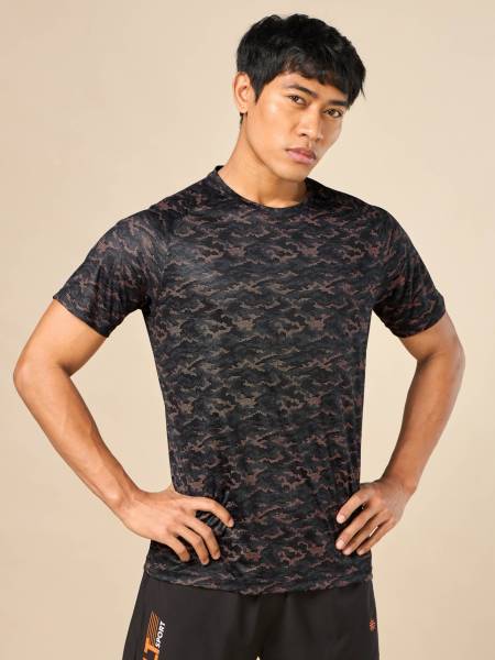 Men's Flex It Performance Black T-shirt