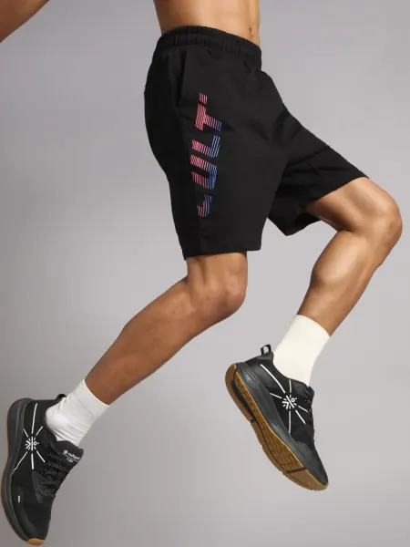 Men's Black Dance Brand Carrier Shorts