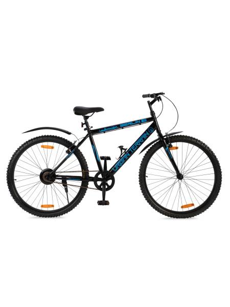 UT7001S27.5 Steel Single Speed 27.5 inch City Bike, Blue, Free Trainer Sessions, Cycling Event and Ride Tracking App