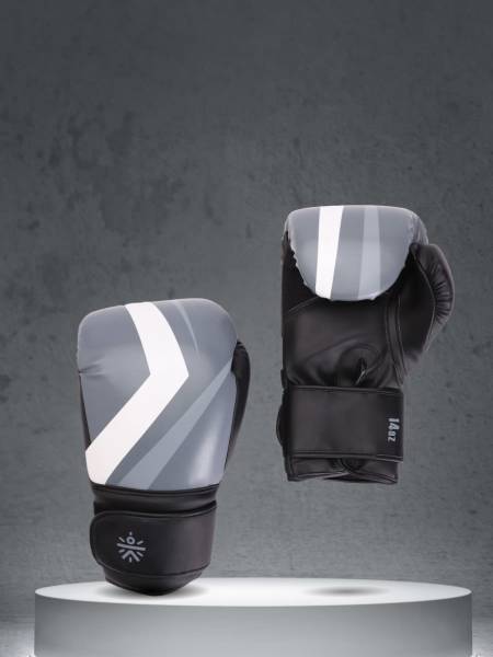 Pro Boxing Gloves 14 Oz Black-White