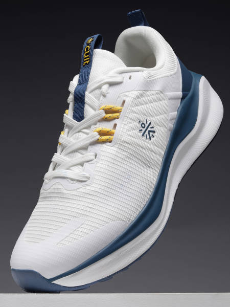 cult Men's Zyro Running Shoes - White/R.Blue