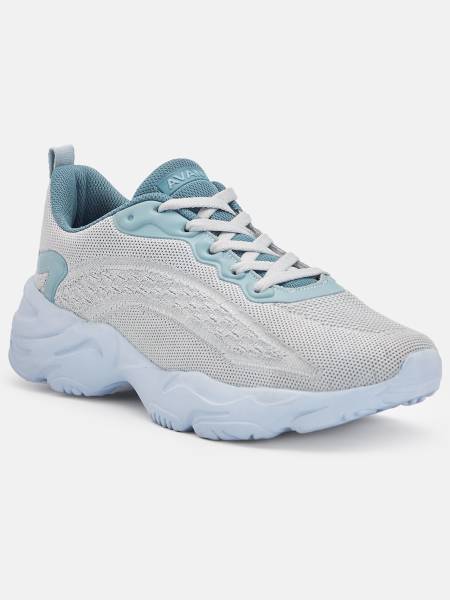 Avant Women's Foam Walking Shoes - Grey/Sky Blue