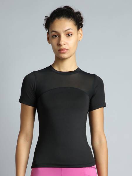 Women's Black True Performance Sculpted Slim Fit T-shirt