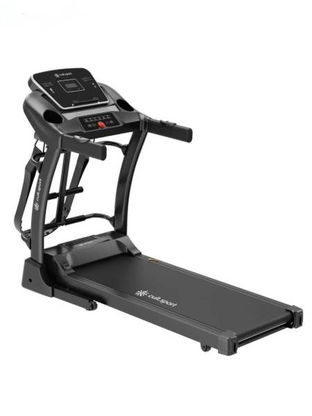 Smartrun Cardiff 3.5 HP Peak Treadmill, Max Weight: 100 Kg, Auto Incline, Massager, Diet Plan Services (6 months extended warranty only on Cultsport.com)