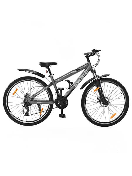 Mountain Cycle Steel 21 Speed 29 inch, Grey, Ideal For 5.6 ft & above, Free Trainer Sessions and Cycling Event