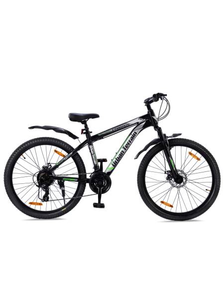 Mountain Cycle Steel 21 Speed 26 inch, Grey, Ideal For 5 ft to 5.7 ft, Free Trainer Sessions and Cycling Event