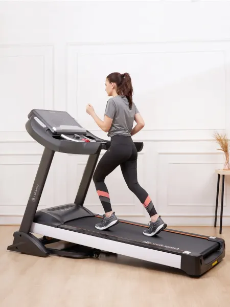 Smartrun Dallas 7 hp peak motorised treadmill, Maximum Weight 150 kgs, Maximum speed 20 km/hr,  Black (6 Months extended Warranty only on Cultsport.com)