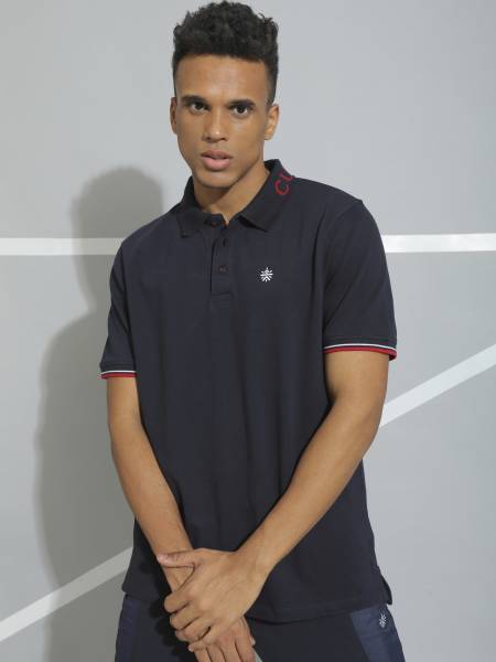 Solid Active Polo T-shirt