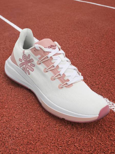 Firebird Women Running Shoes - White/Peach