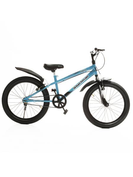 Kids Cycle Steel Single Speed 20 inch, Grey, Ideal For 3.6 ft - 4.5 ft, Free Trainer Sessions and Cycling Event