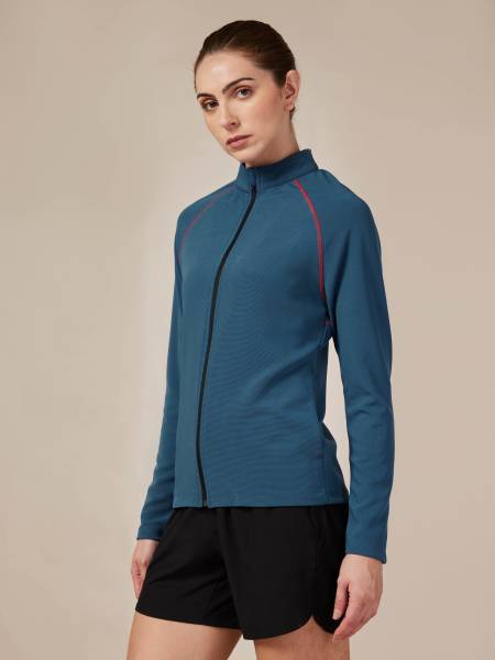 Women's Teal Warm-up Jacket