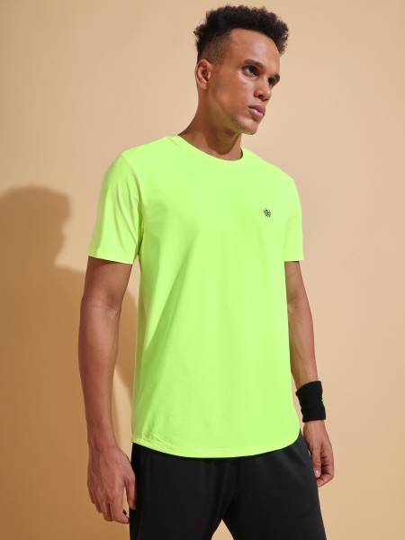 Solid Active T-shirt with Logo