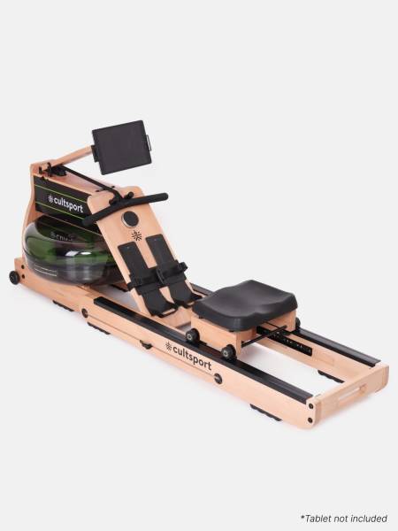 Water Rowing Machine (Foldable) for Full Body Workout with 16 Level Resistance (Max Wt 150 Kg) (6 Months extended Warranty only on Cultsport.com)