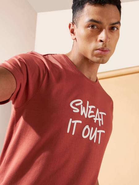 Sweat It Out Print T-shirt