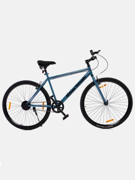 UTMystereBlue Steel Single Speed 700C City Bike, Double Wall Alloy Rim, Free Trainer Sessions, Cycling Event