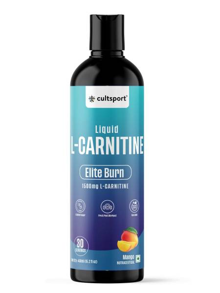 Liquid L Carnitine (450 ml) 1500mg with Vitamin B5 | Improves Energy, Fat Burner | Metabolism & Weight Management Supplement | Sugar-Free | Mango Flavour (15 ml serving)