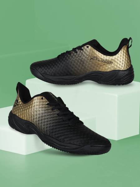 NIVIA Power Smash Tennis Shoes (Black/Bronze)