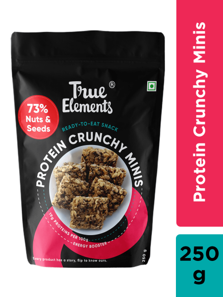 True Elements Protein Crunchy Minis 250gm