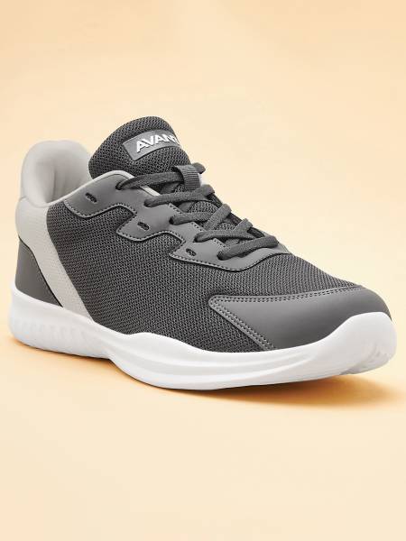 AVANT Men's Luxe Walking Shoes-D.Grey/White