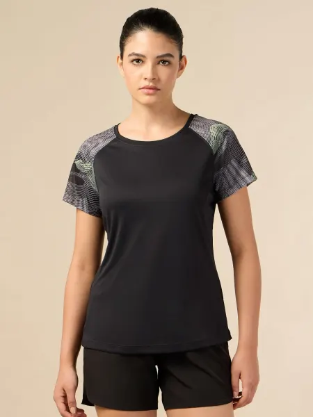 Women's Black Energy Line Trainer's T-shirt
