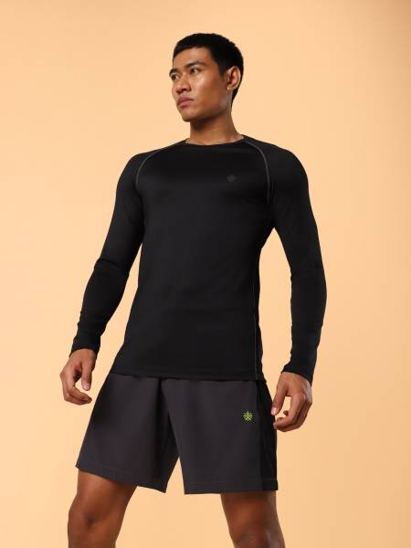 Men's Black Performance Pro Base Layer T-shirt