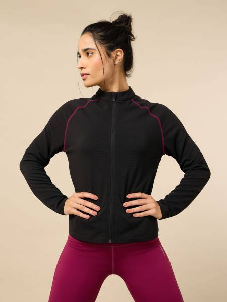 Women's Black Warm-up Jacket