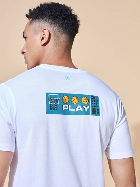 Play Basketball Digital Print T-shirt