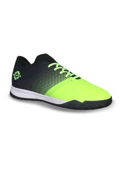 NIVIA Ashtang Futsal Football Shoes for Men (P. Green)