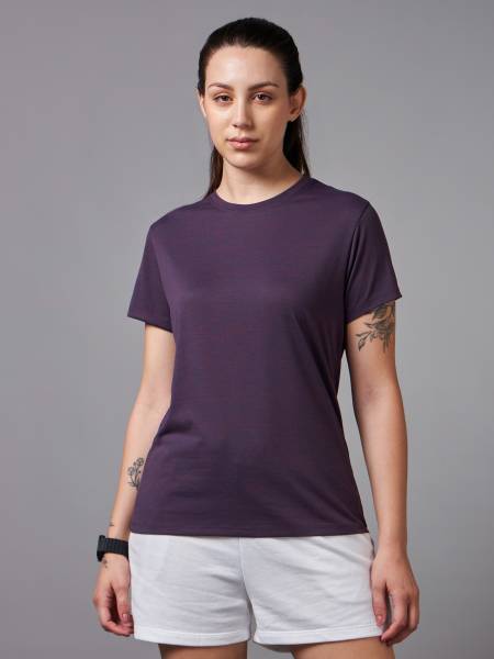 Women's All Day Workout Purple Comfortech T-shirt