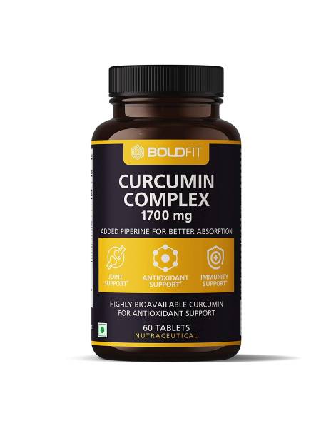 Boldfit Curcumin Complex Supplements - 60 Veg Tablets