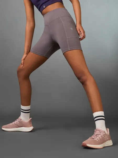 Women's Mauve Multi Sports Cycling COMFLex Shorts