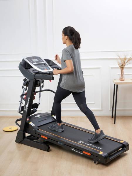 RPM5000 4.5HP DC Treadmill | 15-level Auto-Incline & Massager | Max Weight-110kg | Max Speed-16kmph (6 Months extended Warranty only on Cultsport.com)