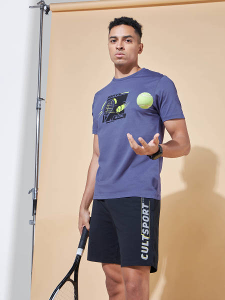 Tennis Ace Print T-shirt