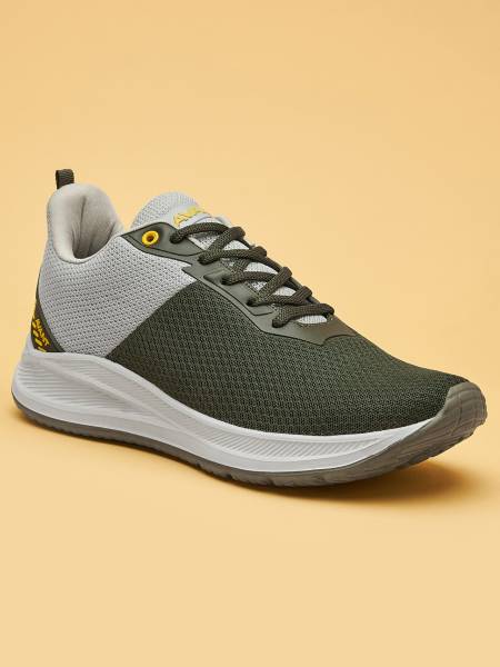 Avant Men's Racer Running & Training Shoes-L.Grey/Olive