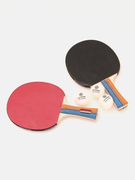 Set of 2 Table Tennis Racket with Cover and Balls