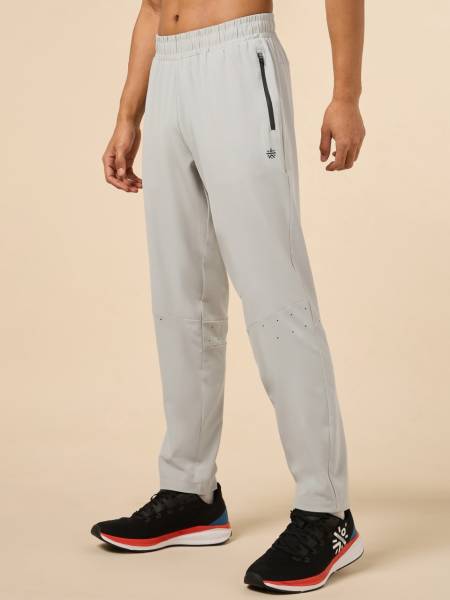 Men's Grey High Flex Training Performance Pants