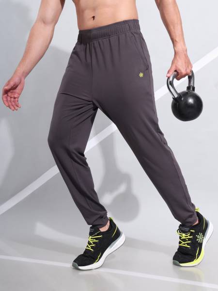 Solid Training Joggers with Pockets