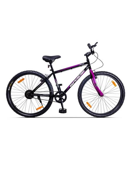 HRX Cycles by Hrithik Roshan SPADE27TBLACK Steel Single Speed 27.5 inch City Bike, Black, Free Trainer Sessions and Cycling Event
