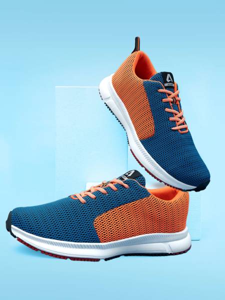 Avant Men's Lightweight Running & Walking Shoes - Navy/Orange