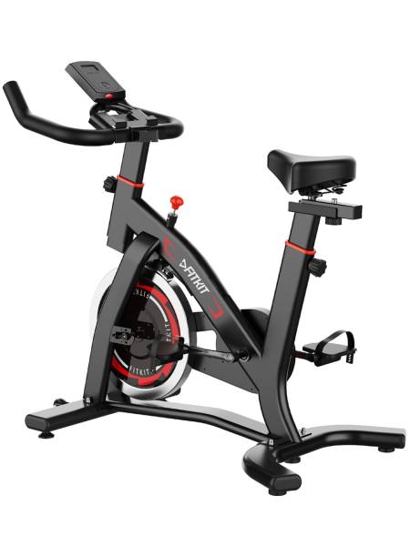 K1, Spin Bike Flywheel- 4kg, Max weight- 120 kg, Resistance Mechanism - Friction, Red (6 Months extended Warranty only on Cultsport.com)