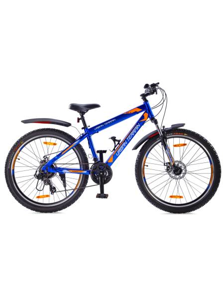Mountain Cycle Steel 21 Speed 27.5 inch, Blue, Ideal For 5.2 ft to 6 ft, Free Trainer Sessions and Cycling Event