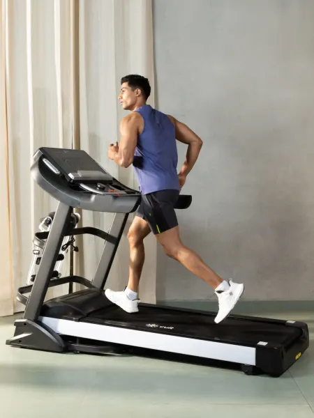 Smartrun Davie 7 HP Peak Treadmill | 15-level Auto-Incline & Massager | Max Weight-150kg | Max Speed-20kmph (with Extended 6 Months Warranty)